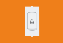 6 Amp Bell Push (V108) – VIZA Series | Vinayak Electricals