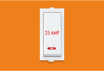 25 Amp 1 Way Switch Indicator (V124) – VIZA Series | Vinayak Electricals