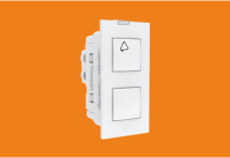 10 Amp Bell Push SMMART Switch (V163) – VIZA Series | Vinayak Electricals