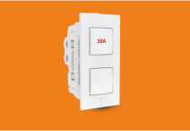 20 Amp 1 Way SMMART Switch (V166) – VIZA Series | Vinayak Electricals