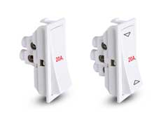 20 Amp 1 Module Mirchi Switches – V-Five Series | Vinayak Electricals