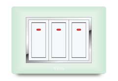 Cherry Front Frames Clipped With Base Plate 3 – V-Five Series | Vinayak Electricals