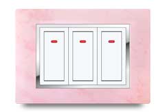 Cherry Front Frames Clipped With Base Plate 7 – V-Five Series | Vinayak Electricals