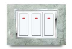 Cherry Front Frames Clipped With Base Plate 8 – V-Five Series | Vinayak Electricals