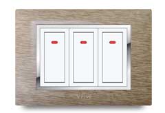 Cherry Front Frames Clipped With Base Plate 9 – V-Five Series | Vinayak Electricals