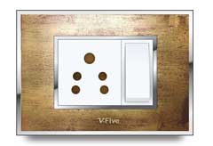 Glass Front Frames Clipped With Base Plate 10 – V-Five Series | Vinayak Electricals