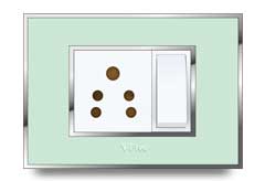Glass Front Frames Clipped With Base Plate 3 – V-Five Series | Vinayak Electricals