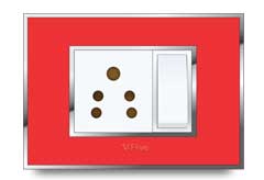Glass Front Frames Clipped With Base Plate 5 – V-Five Series | Vinayak Electricals