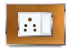 Glass Front Frames Clipped With Base Plate 8 – V-Five Series | Vinayak Electricals