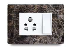 Slim Front Frames Clipped With Base Plate 10 – V-Five Series | Vinayak Electricals