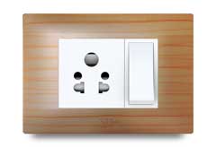 Slim Front Frames Clipped With Base Plate 11 – V-Five Series | Vinayak Electricals