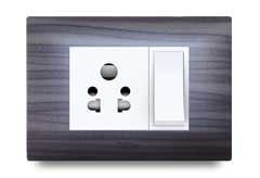Slim Front Frames Clipped With Base Plate 13 – V-Five Series | Vinayak Electricals