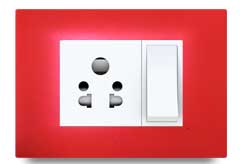 Slim Front Frames Clipped With Base Plate 5 – V-Five Series | Vinayak Electricals