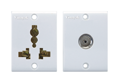 T V Antenna Socket – Viyona Series | Vinayak Electricals