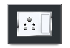 Teyoma Front Frames Clipped With Base Plate New 9 – VIZA Series | Vinayak Electricals