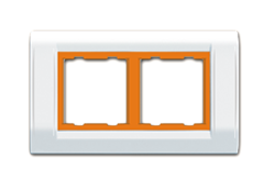 Teyoma Front Frames Clipped With Colour Base Plate – VIZA Series | Vinayak Electricals