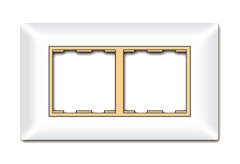 V Wood Front Frames Clipped With Base Plate – VIZA Series | Vinayak Electricals